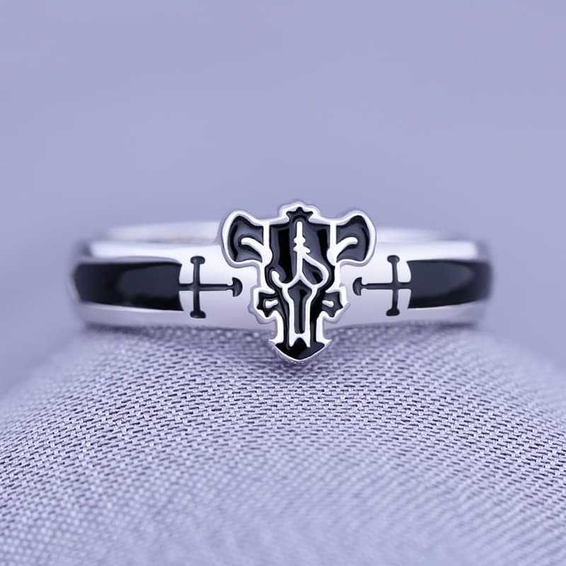 Black Clover Emblem Ring