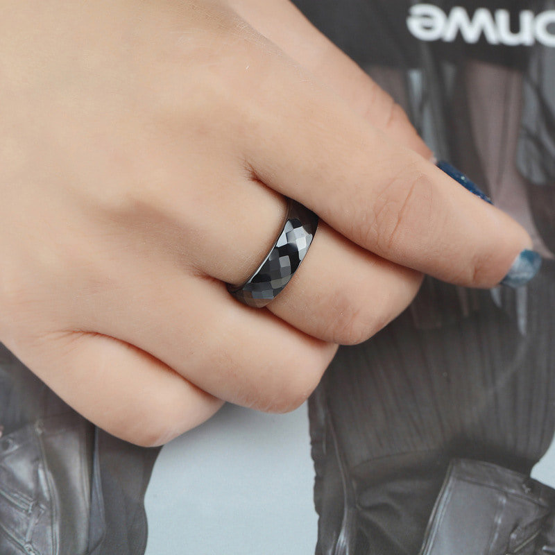 Black Radiance Ceramic Ring