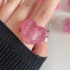 Charming Pink Heart Ring Charming Pink Heart Ring