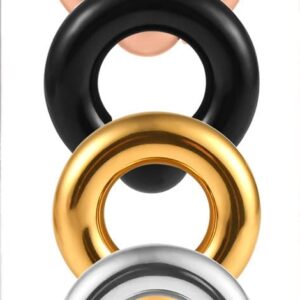 Circle of Life Hoop Earrings for Stretched Ears