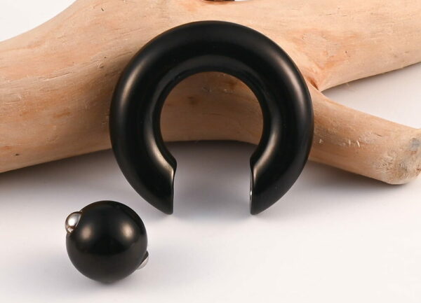 Gothic Sphere Ear Weights