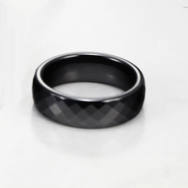 Noir Resin Reflection Ring