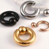 Stainless Steel Ear Stretching Hoops