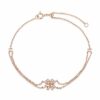 Clover Bracelet White Gold