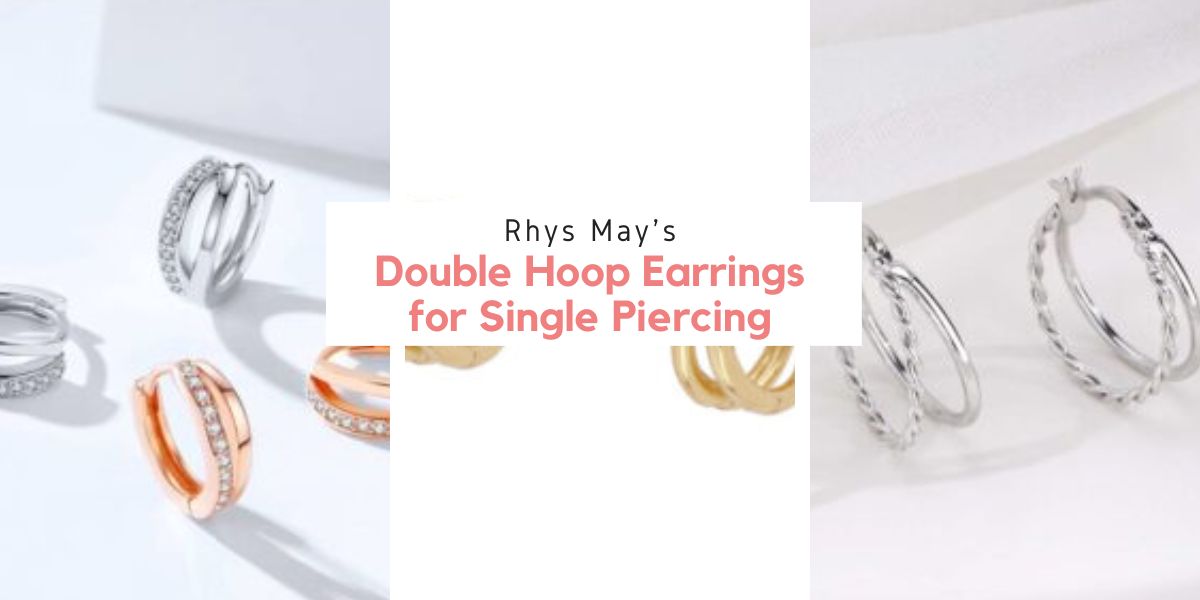 Double Hoop Earrings for Single Piercing