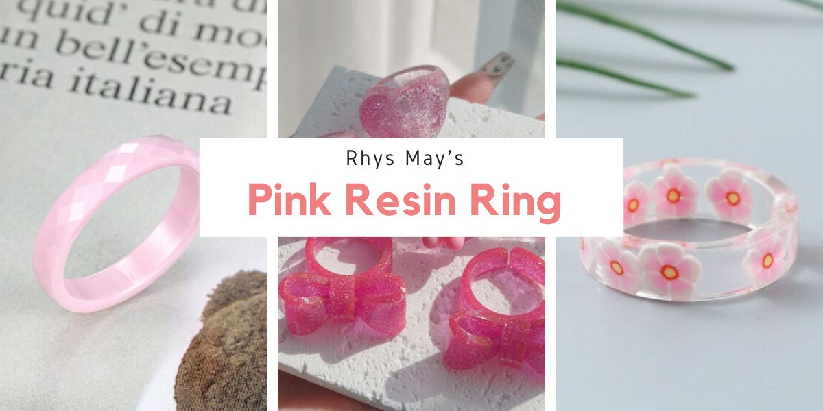 Pink Resin Ring