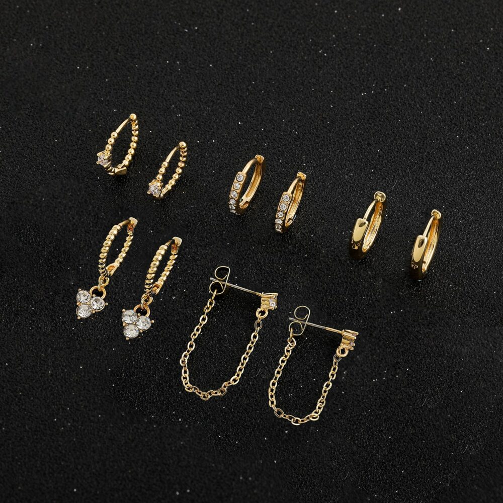 Earring Sets for 5 Holes
