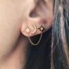 Gold Moon & Stars Earring Sets