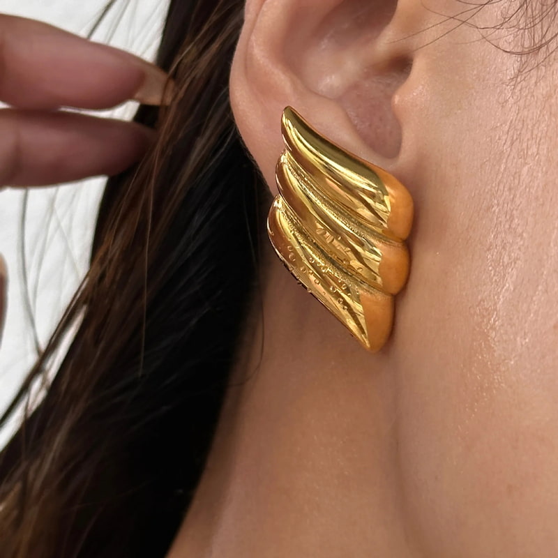 Oversized Gold Earrings