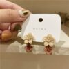 Stylish Flower Drop Earrings